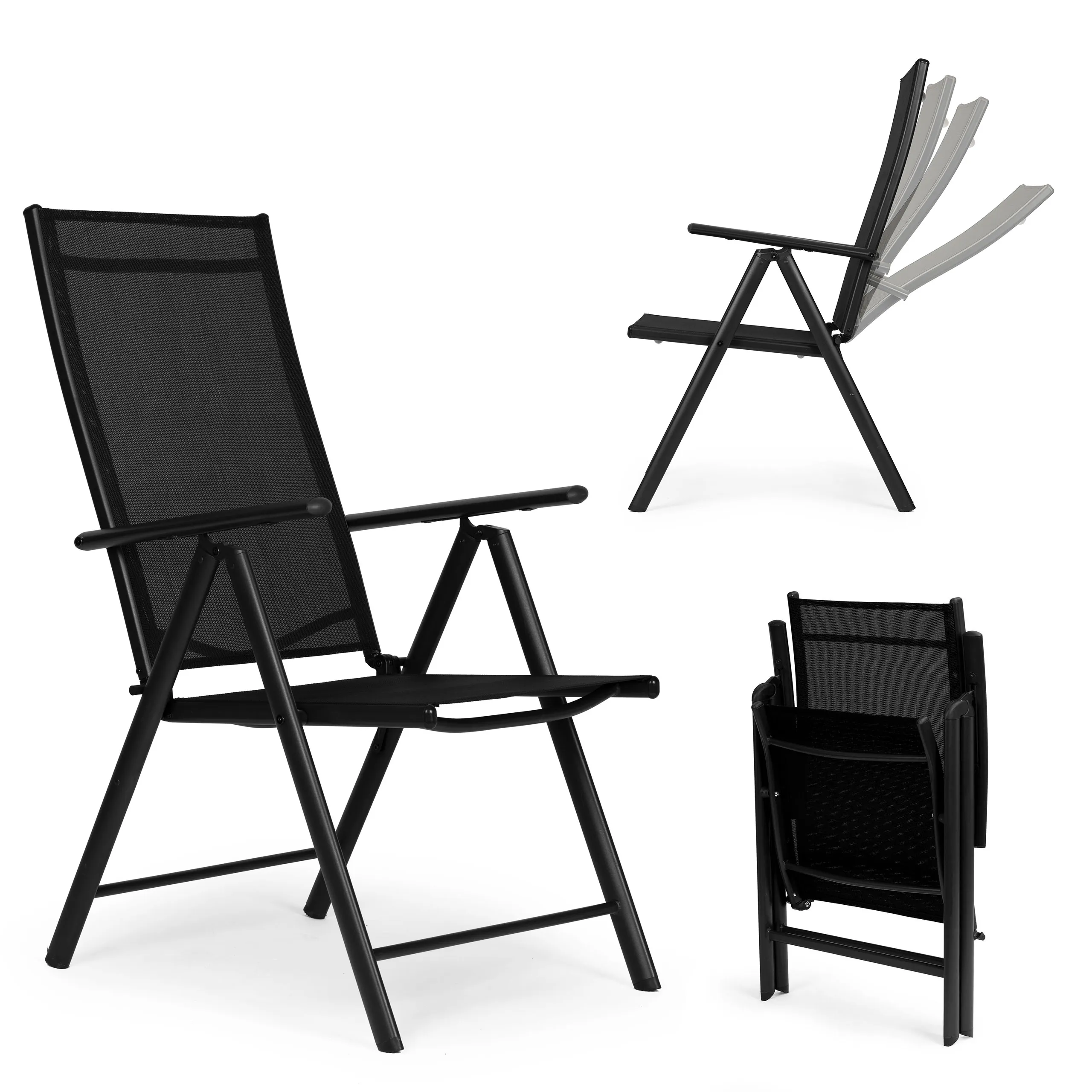 modernhome set od 2 stolice - crni - slika 8