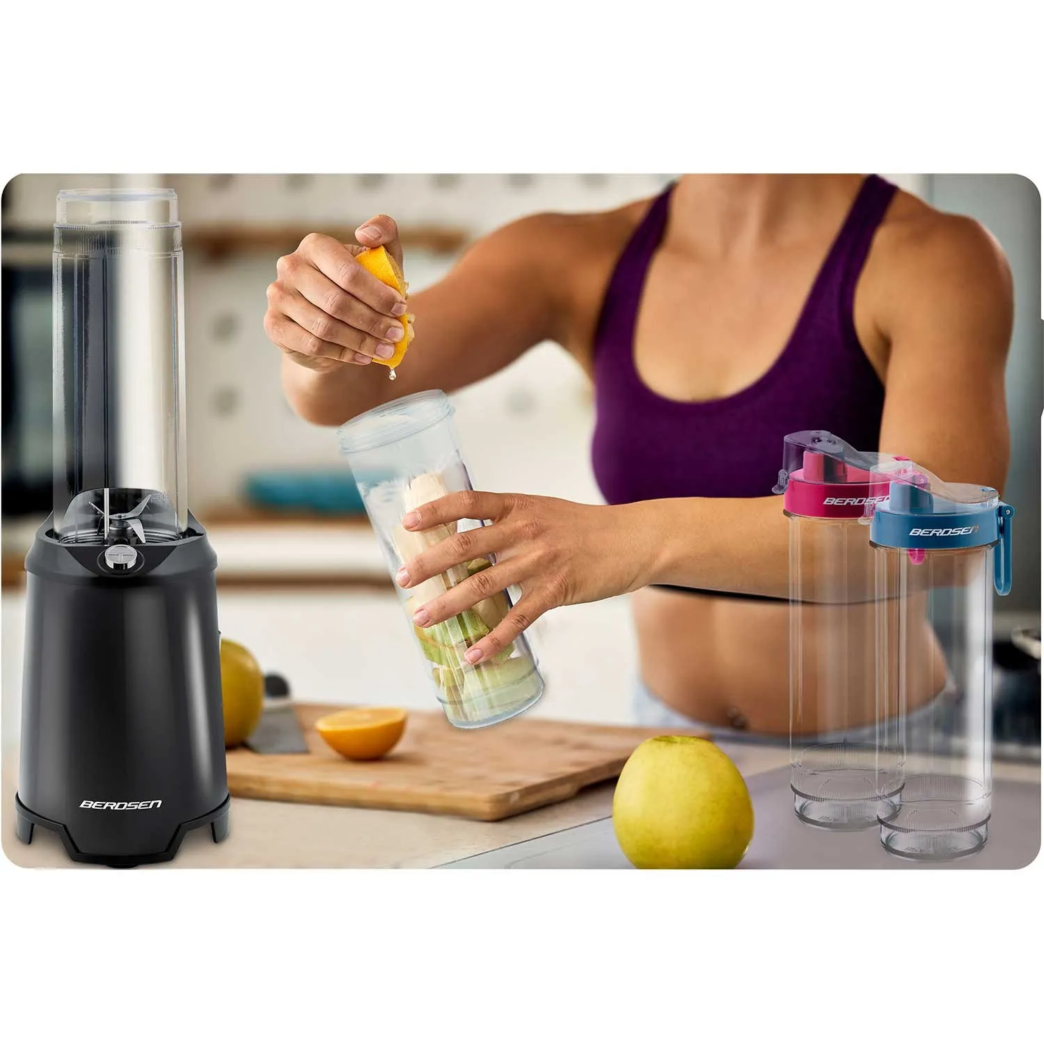 blender za smoothie 350w bd-752 berdsen crni - slika 9