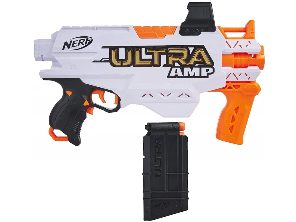 nerf ultra amp pištolj + 6 pjenastih patrona za4584 - slika 5