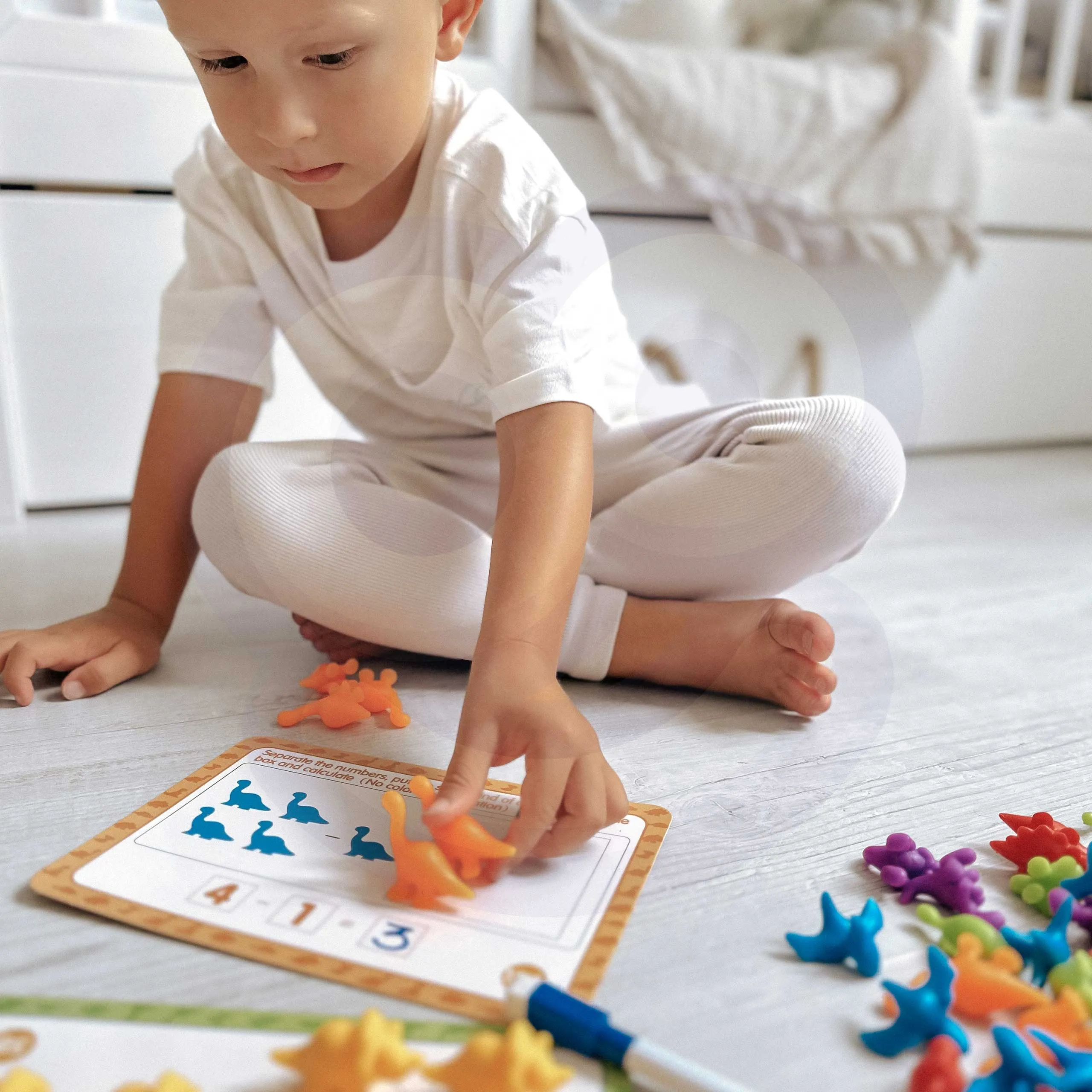woopie edukativni set: učenje brojeva, sortiranje boja i životinja, 83 el. - slika 3