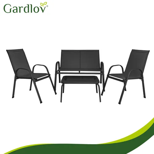 gardlov garnitura balkonskog namještaja - crna - slika 8