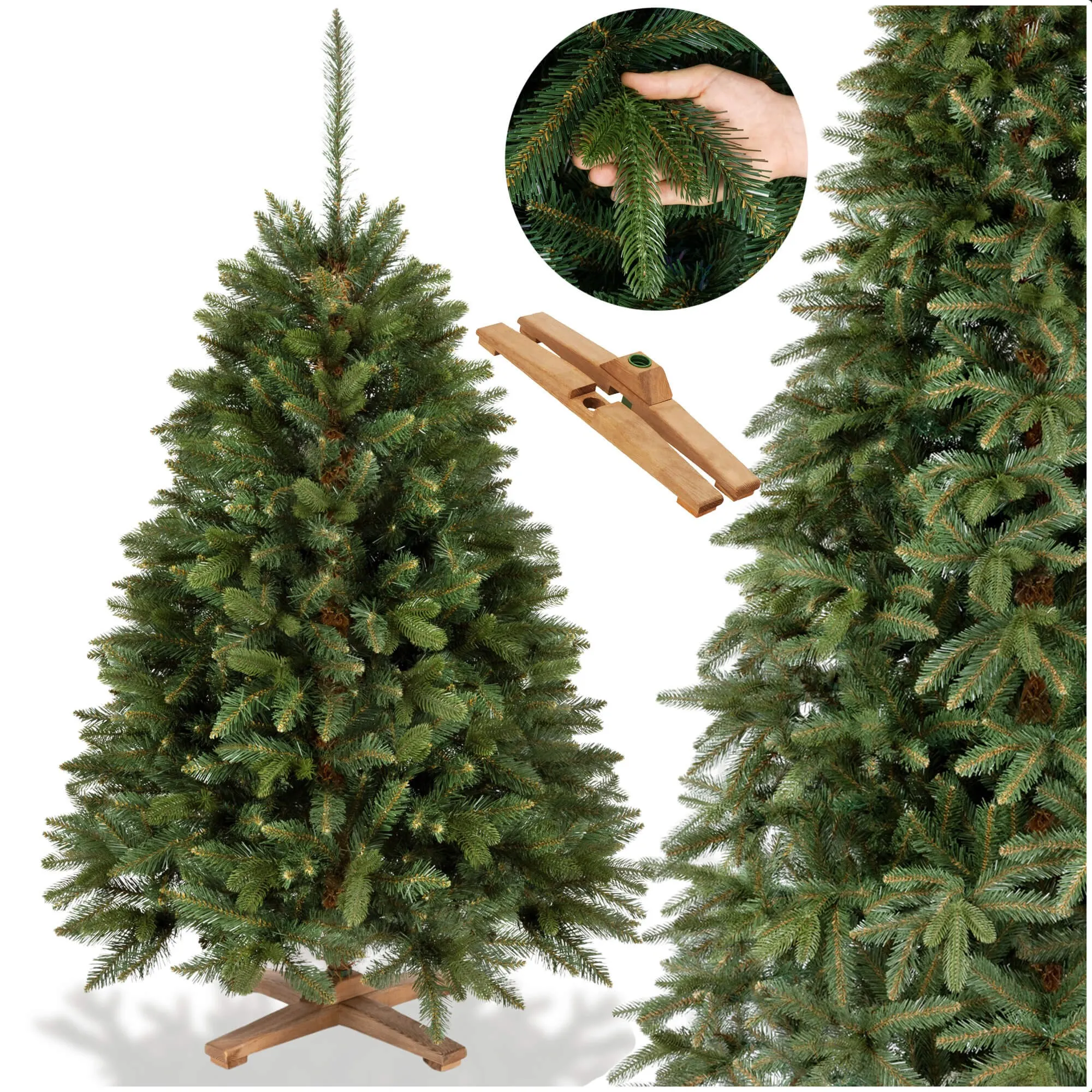 royal trees umjetno božićno drvce – sibirska jela pe premium 150 cm - slika 10
