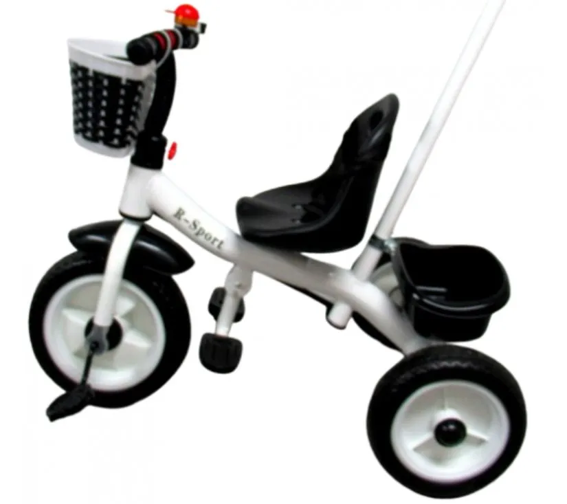 tricikl t8 bijeli i crni eva kotači push bike - slika 4