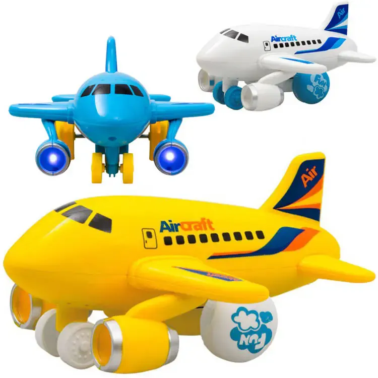 šareni avion sa svjetlosnim i zvučnim efektima - slika 1