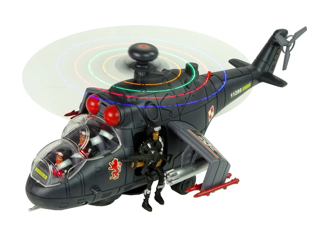 vojni helikopter s puškom - slika 4