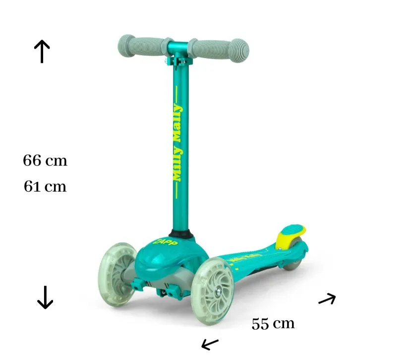milly mally romobil na 3 kotača zapp tirkizni - slika 3