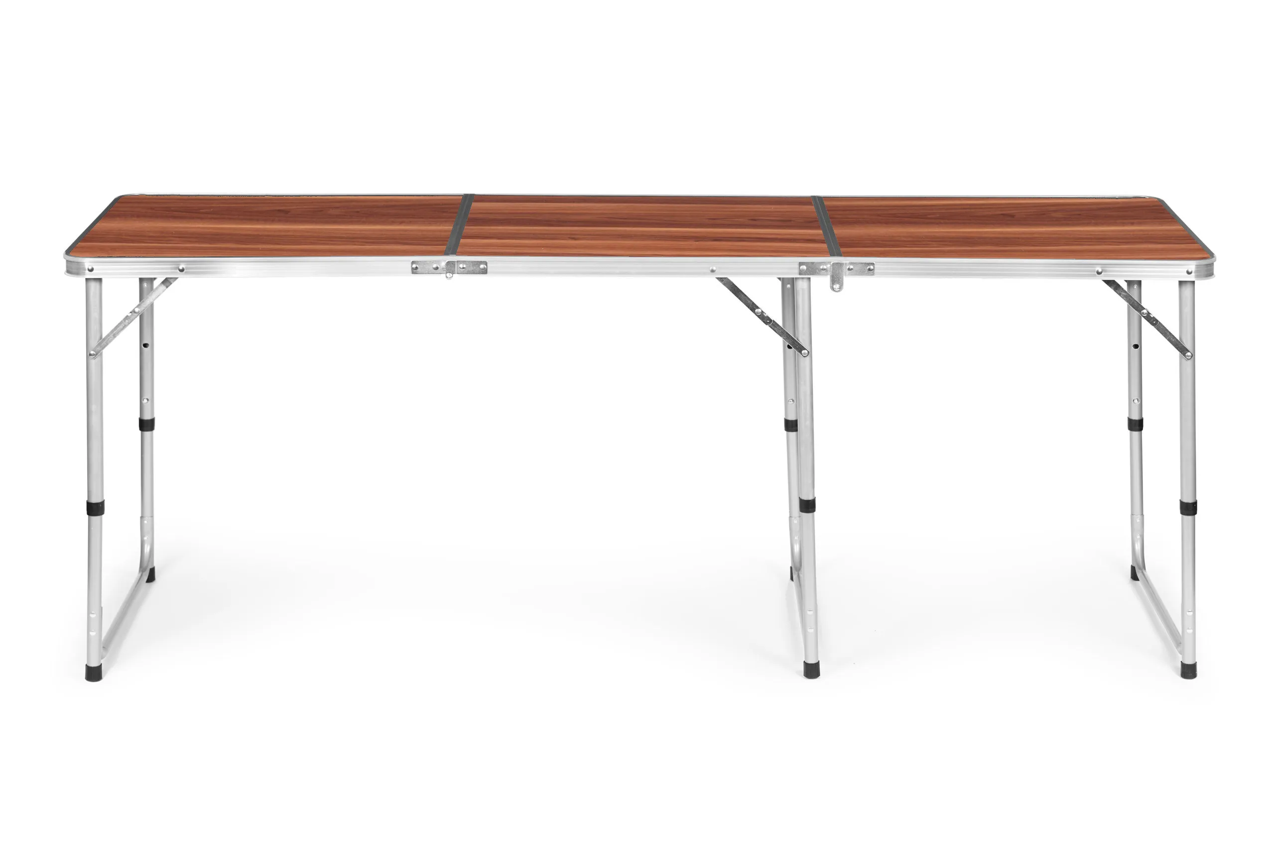 modernhome sklopivi turistički stol smeđi 180 x 60 cm - slika 3