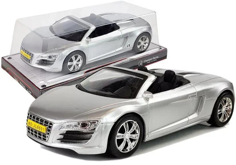 Dječji autić kabriolet 1:18 srebrni - Pribislavec