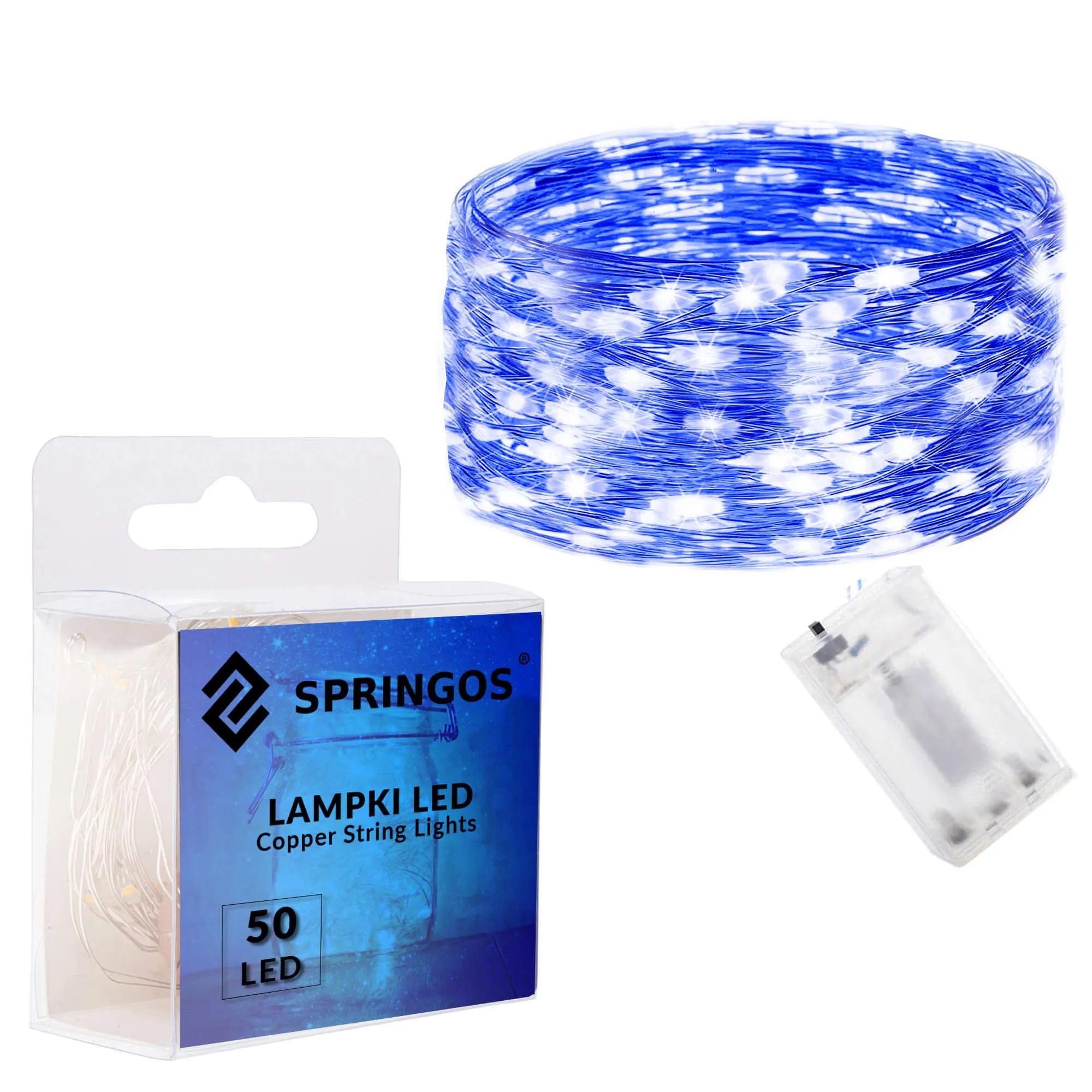 led lampice na baterije, 50 led dioda - slika 11