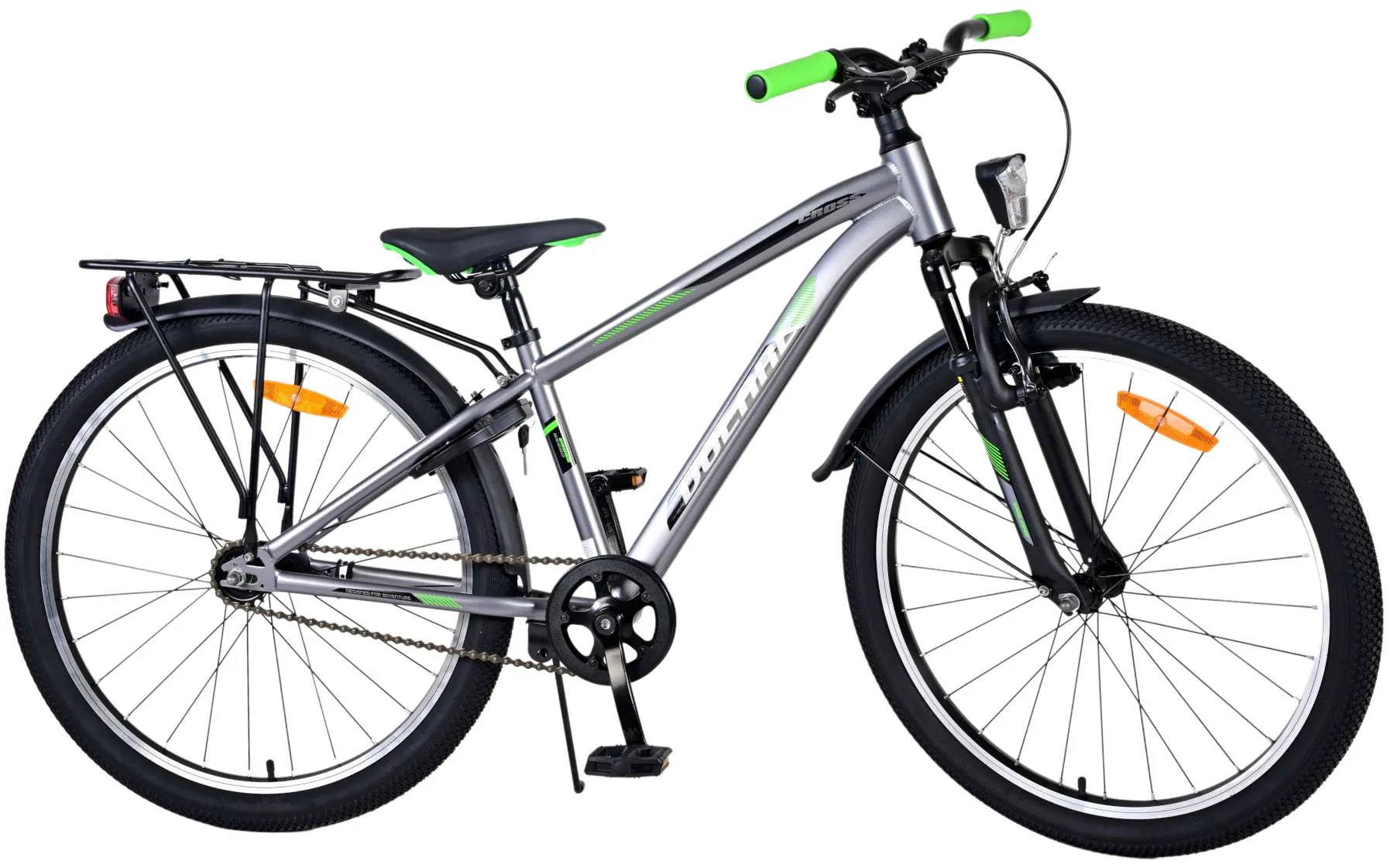 dječji bicikl volare cross 24" tamno sivi - slika 4