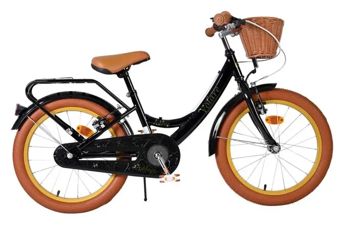 volare dječji bicikl 18″ ashley crne boje, dvije ručne kočnice - slika 2