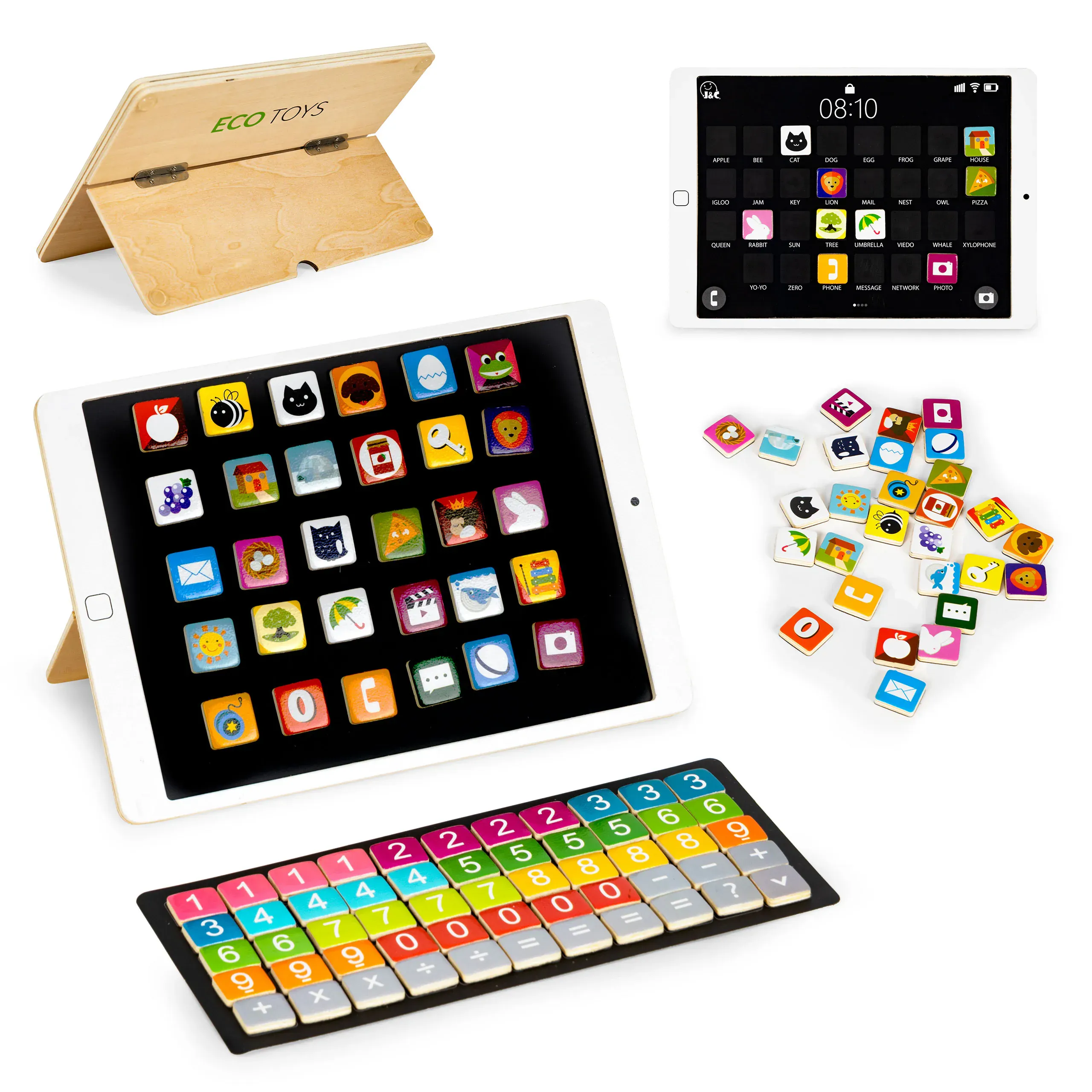 drveni edukativni tablet - slika 2