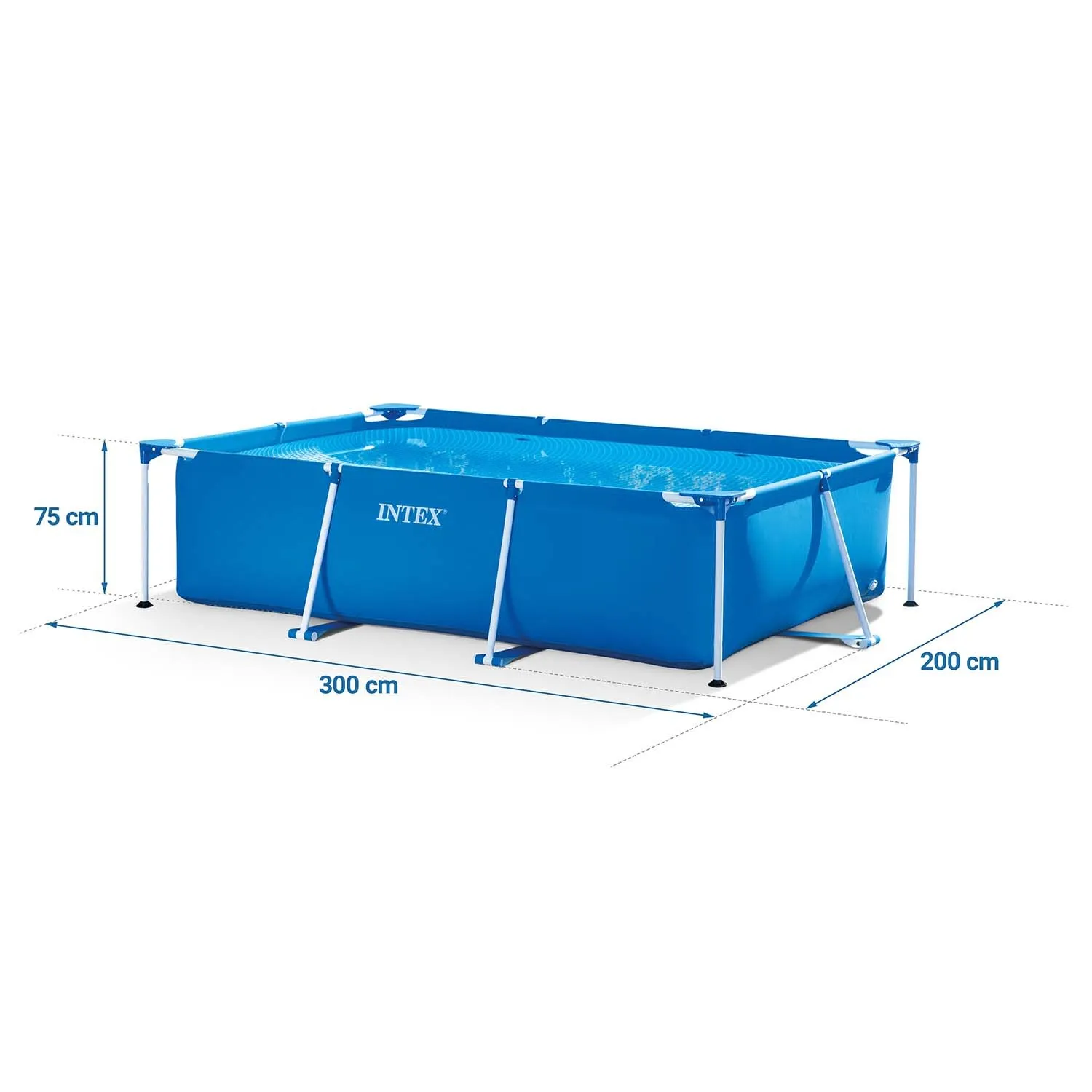 intex montažni vrtni bazen 300 x 200 x 75 cm - slika 5