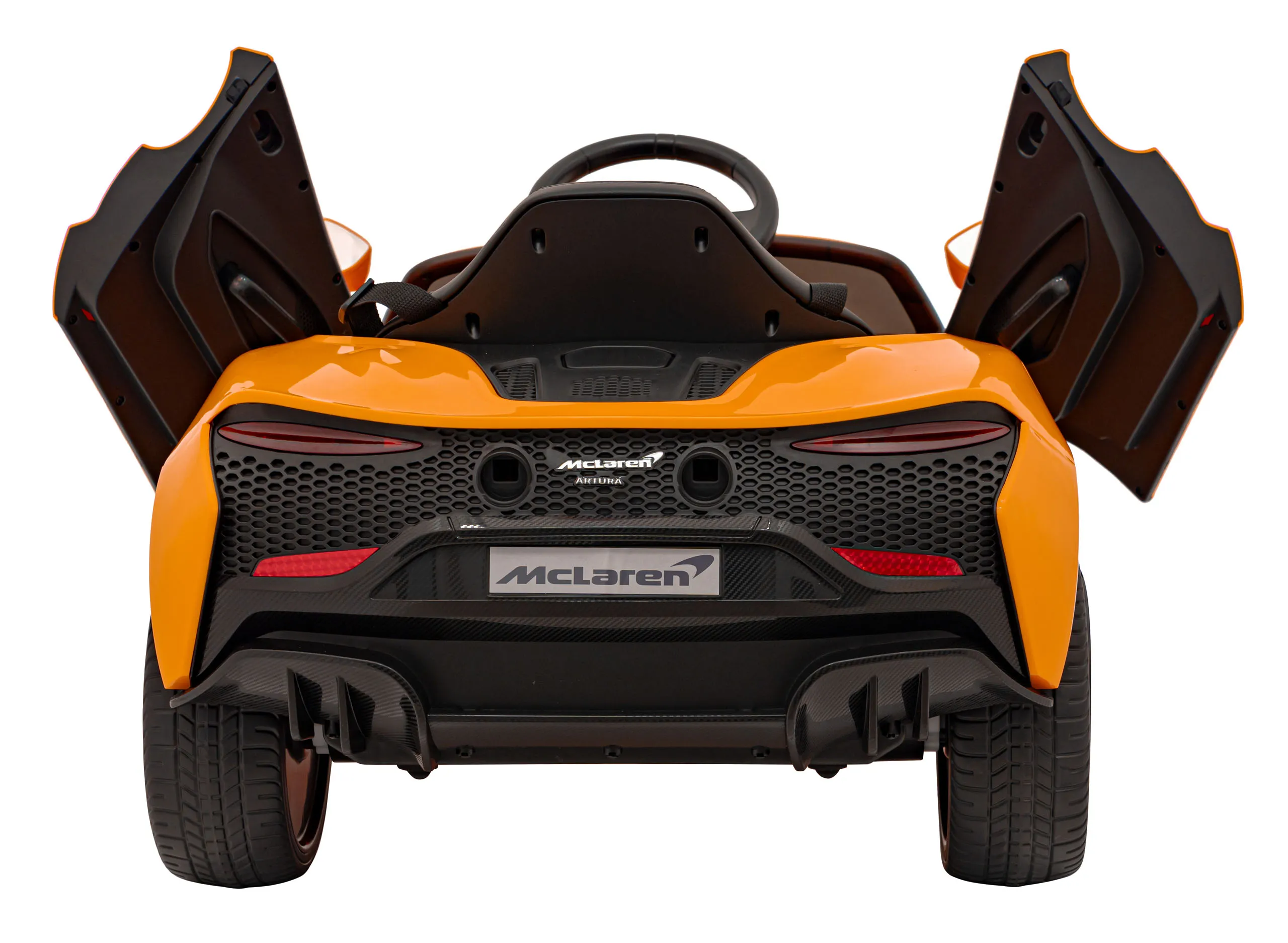 mclaren artura, auto na akumulator, narančasti - slika 4