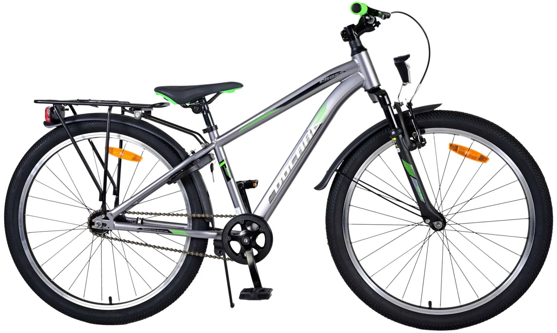 dječji bicikl volare cross 24" tamno sivi - slika 3