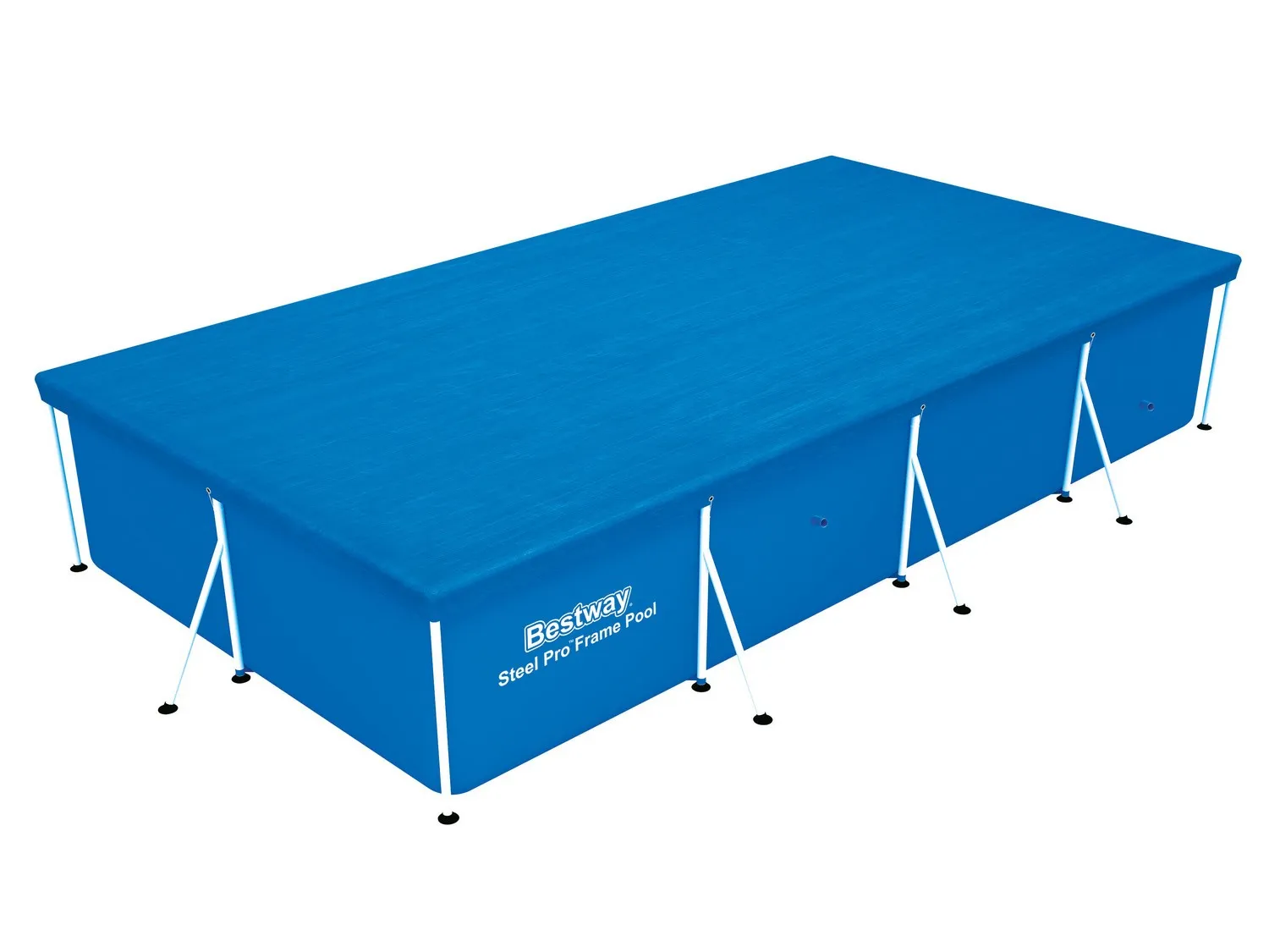 poklopac za bazen s okvirom 400 x 211 cm bestway 58107 - slika 4