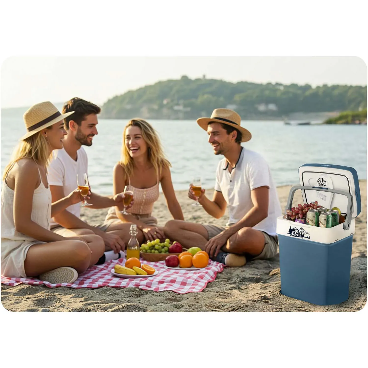berdsen icemax putni hladnjak 29 litara s eco načinom rada - plavi - slika 9