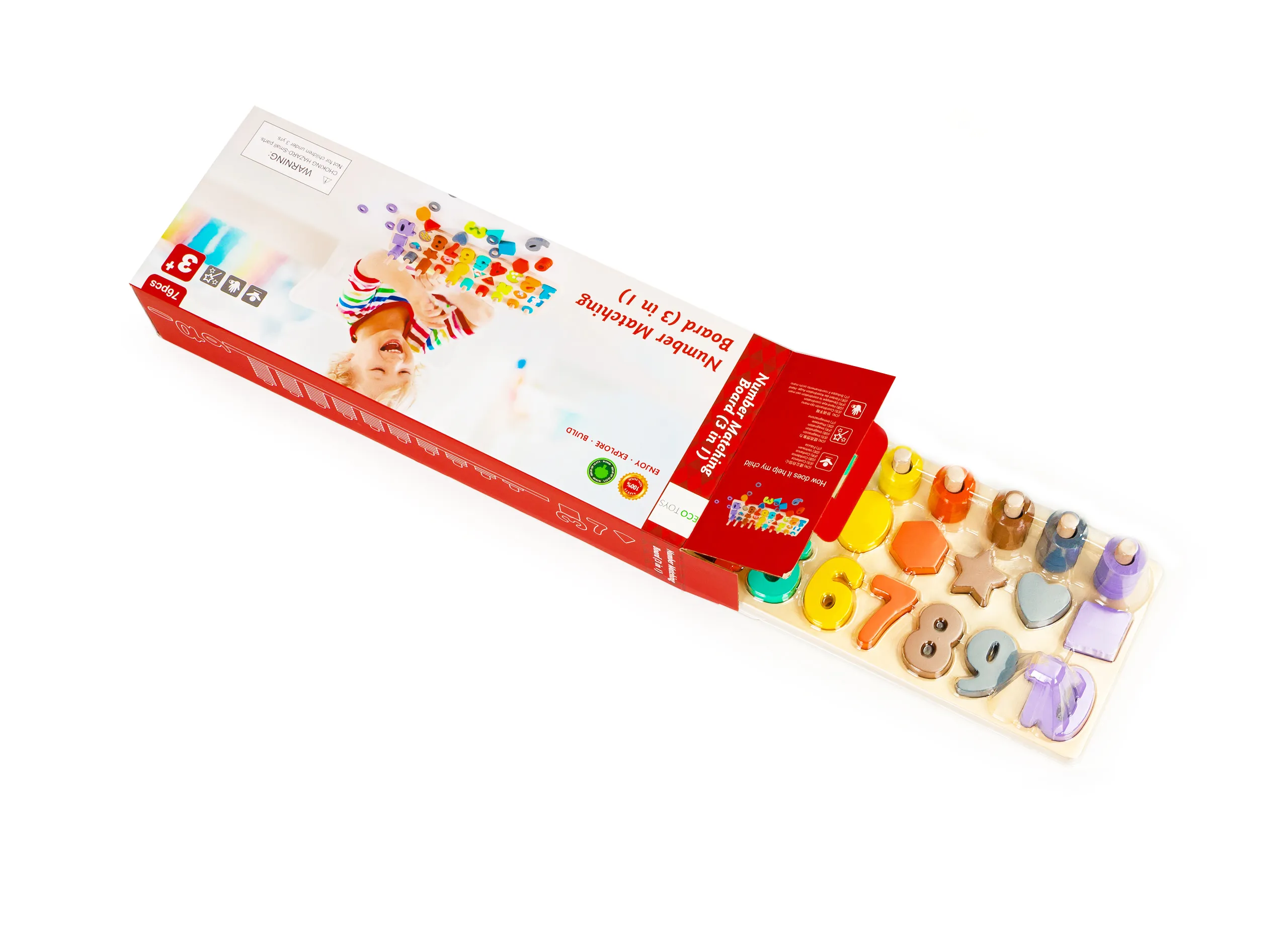 ecotoys edukacijski abakus 3u1 - slika 9