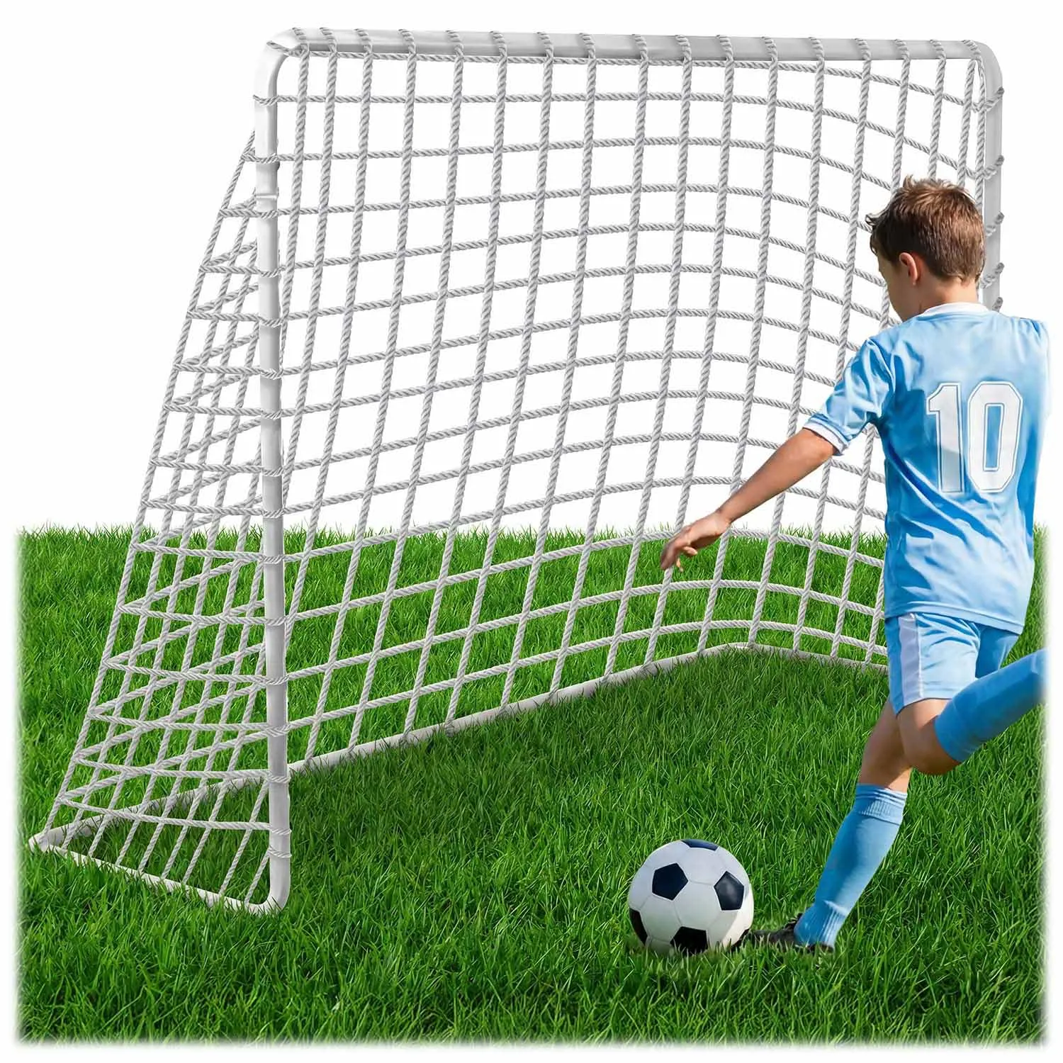 prijenosni nogometni gol za trening 183 x 122 x 61 cm ns-485 - slika 2