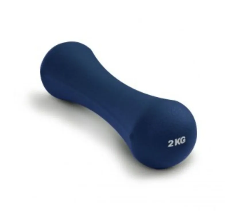 modernhome bučice za vježbanje neopren 2x2kg tamnoplave - slika 5