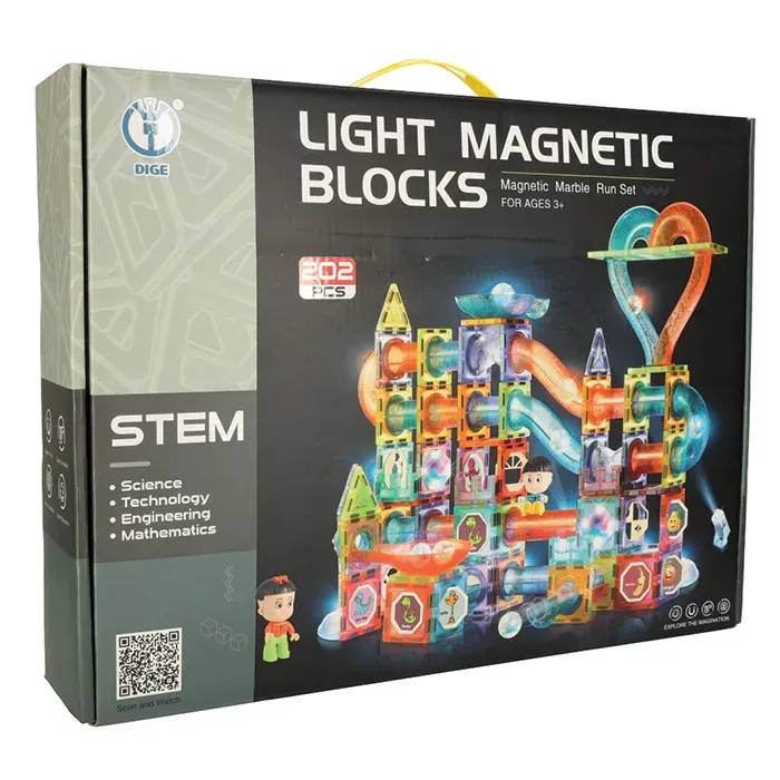 diy magnetni blokovi za izradu poligona 202 elementa - slika 8