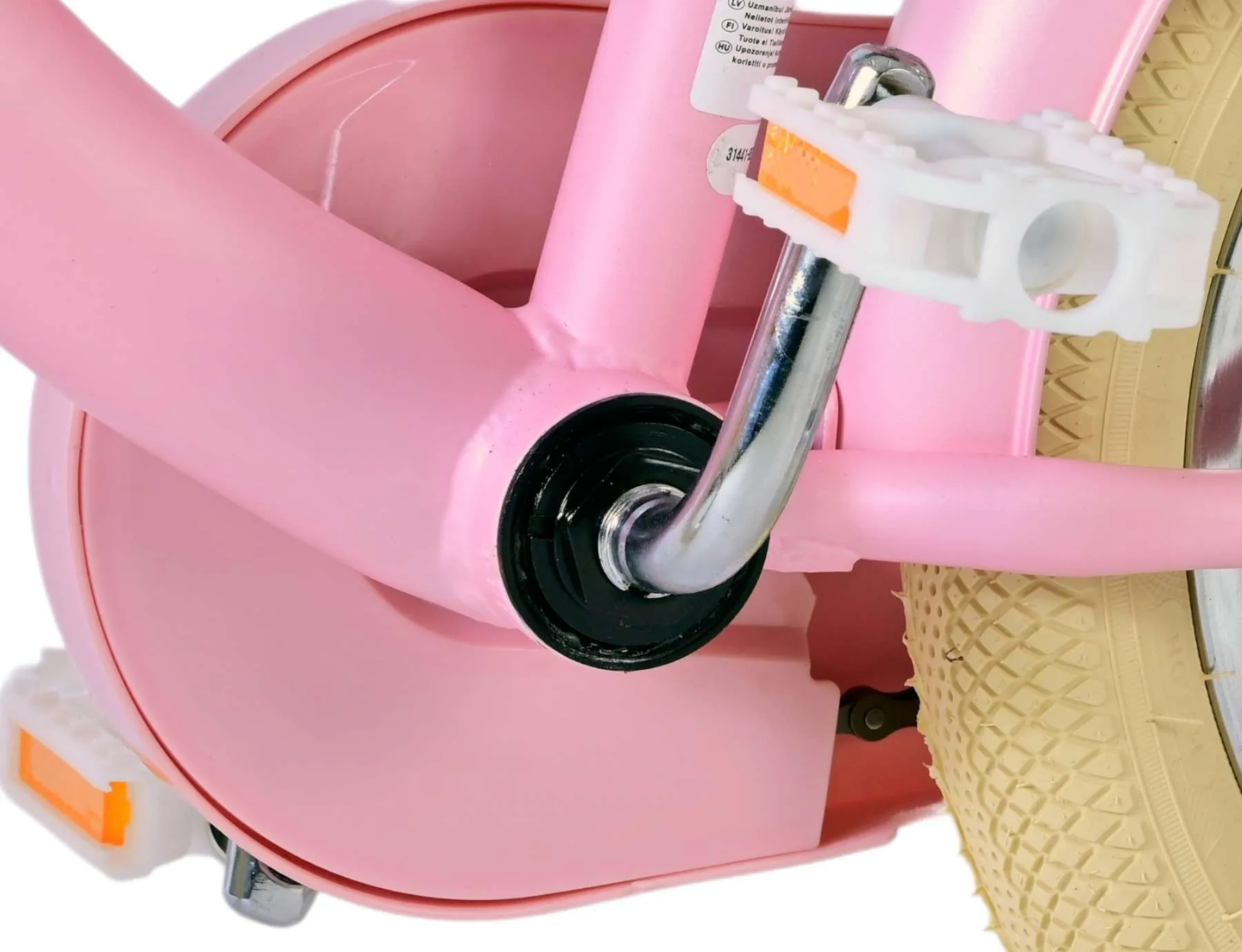 volare blossom kids 14" s dvije ručne kočnice rozi - slika 11