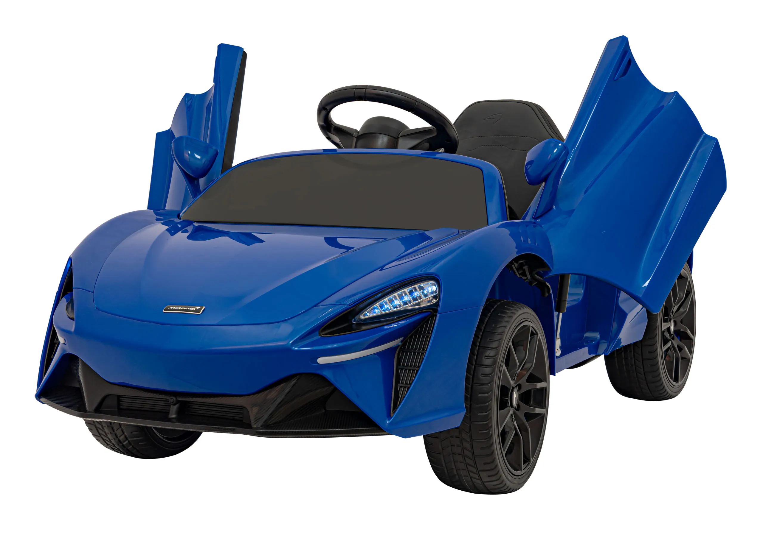 mclaren artura, auto na akumulator, plavi - slika 8