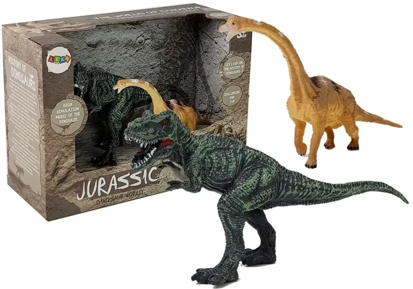 Set figurica Brachiosaurus Dinosaur, Tyrannosaurus Rex - Pribislavec