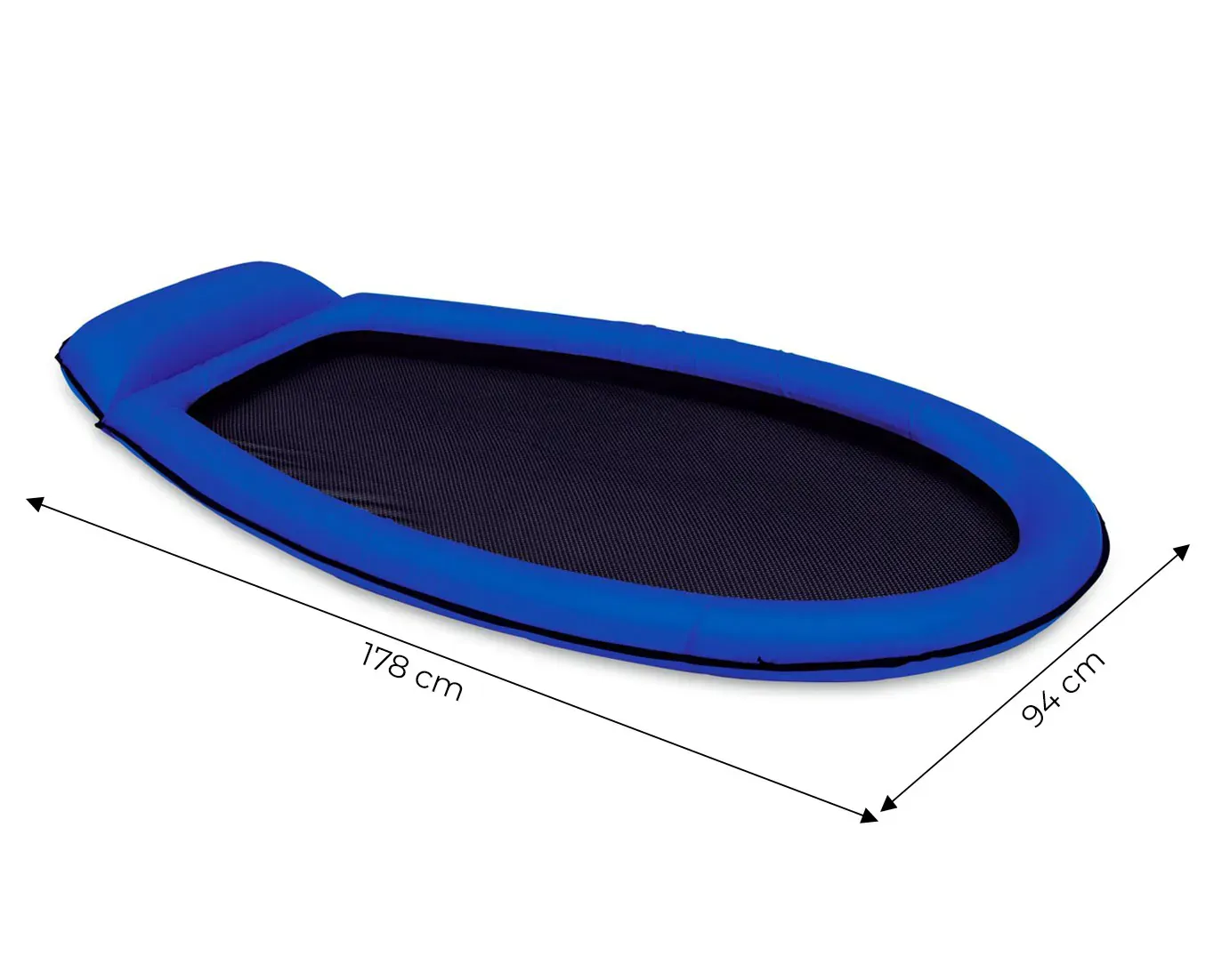 madrac za plažu s rashladnom mrežom za plivanje plavi 58836 intex - slika 5