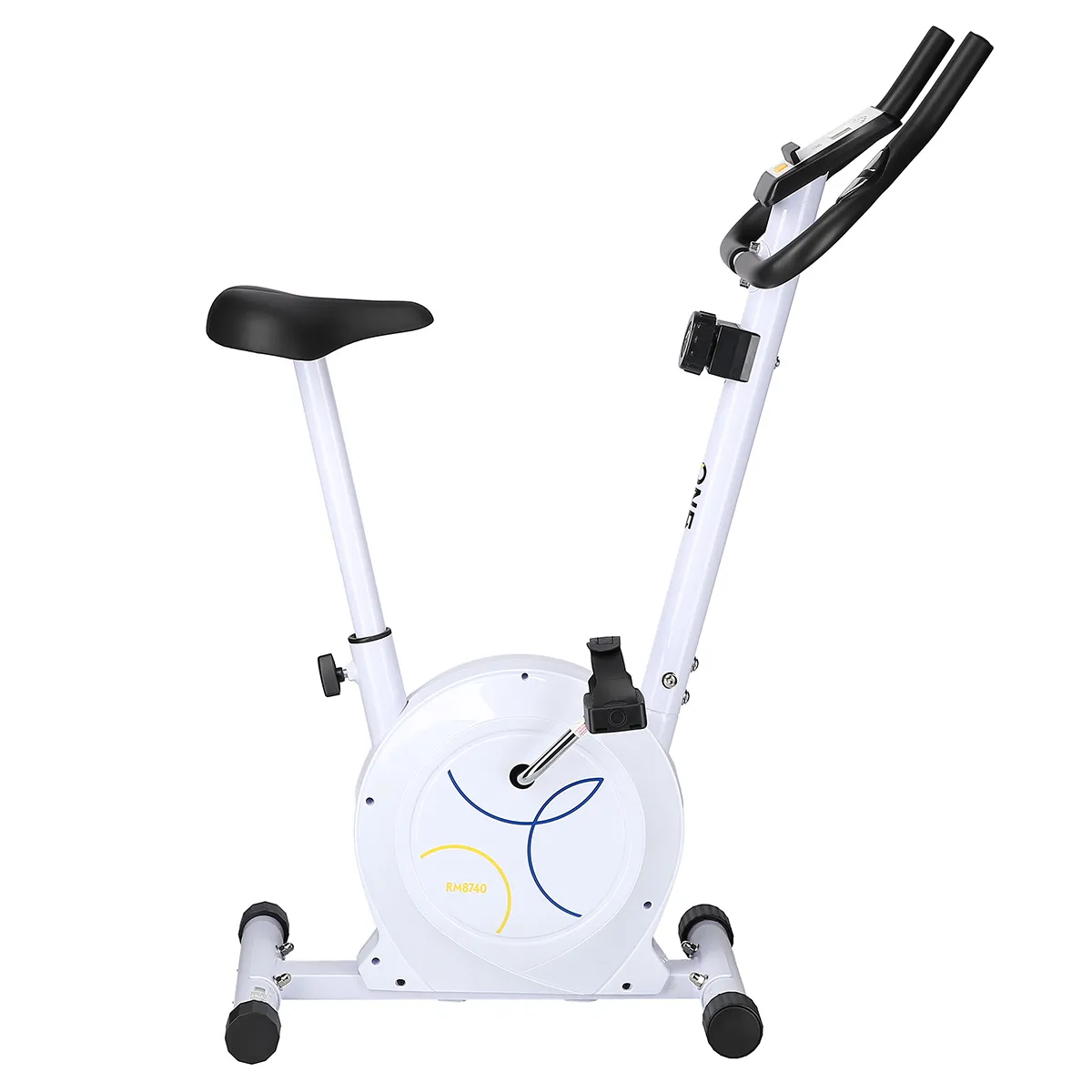 bijeli magnetski bicikl one fitness - slika 8