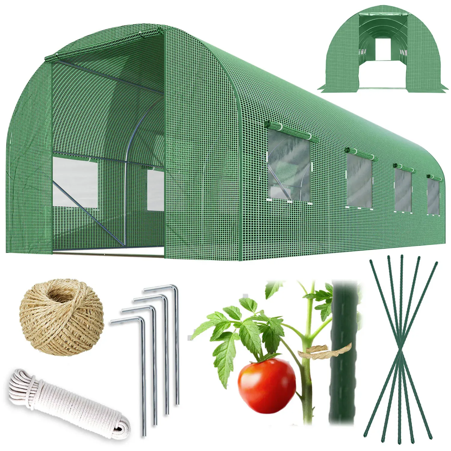 vrtni tunel 2,5 x 4 m (10 m2) plonos - slika 2