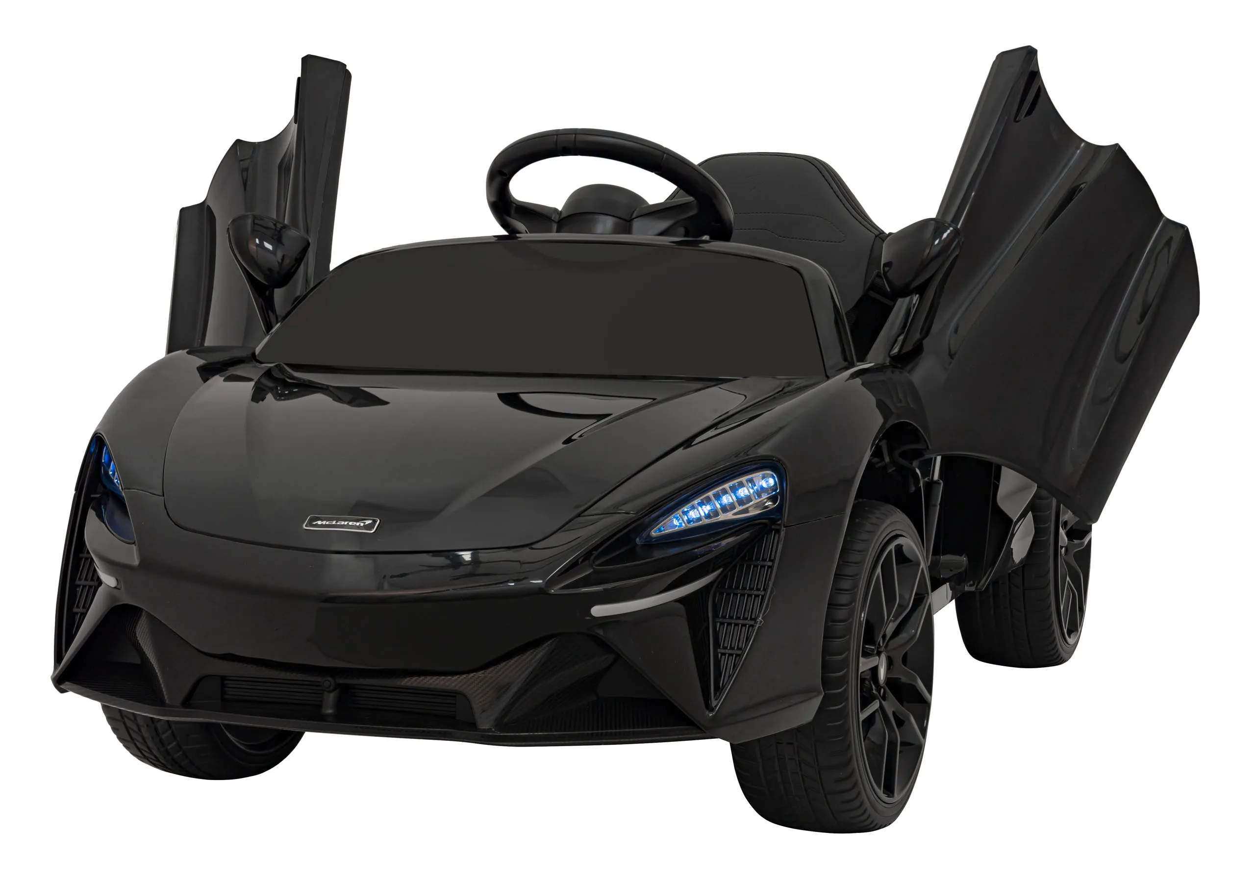 mclaren artura, auto na akumulator, crni - slika 7