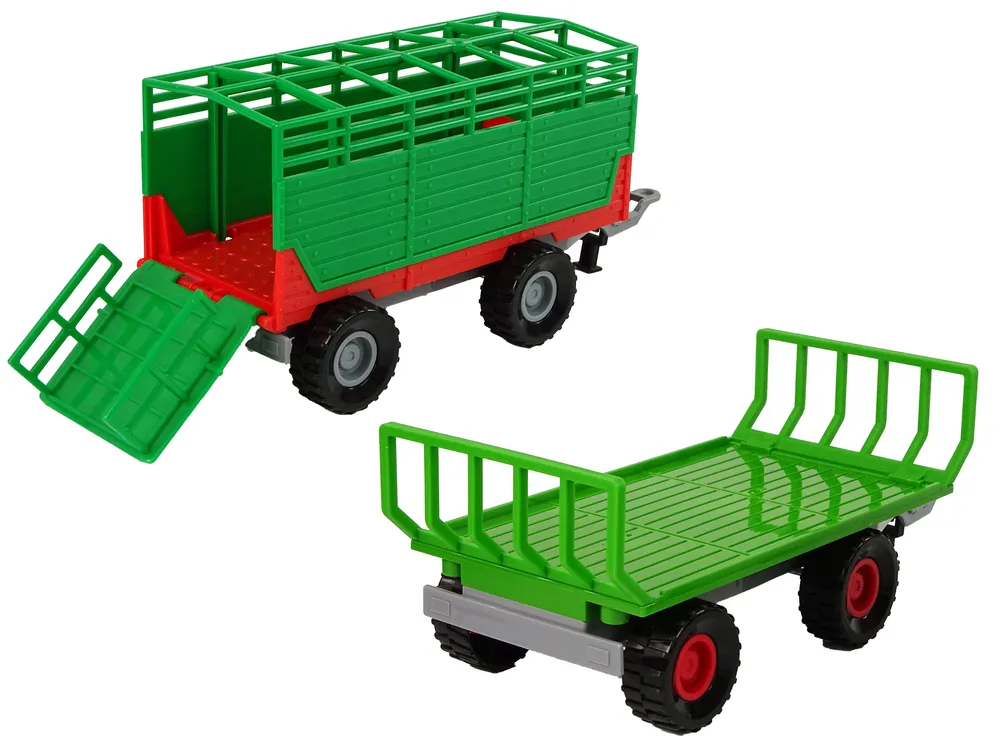 traktor s 2u1 prikolicom zeleni - slika 8