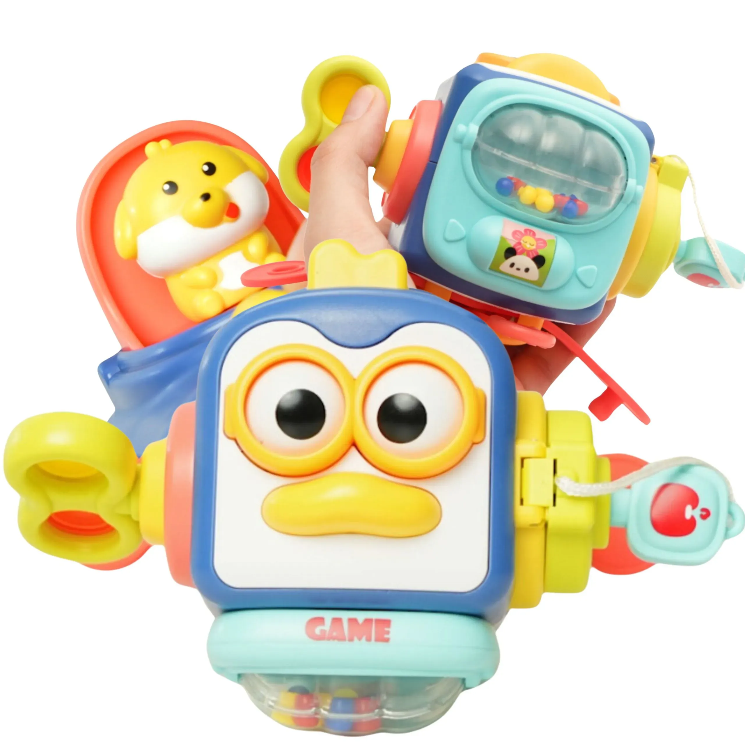 woopie pingvin montessori kocka s 6 funkcija - slika 2