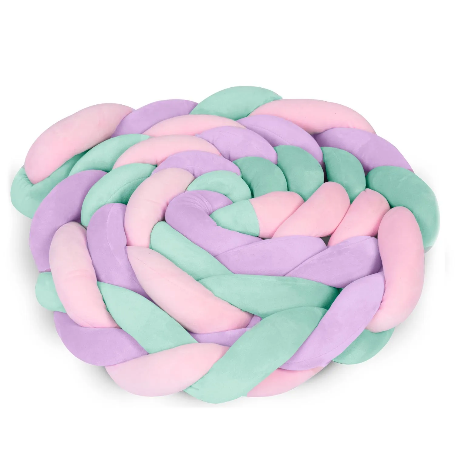 ricokids omot za krevetić 3m - mint-roza-ljubičasta - slika 11