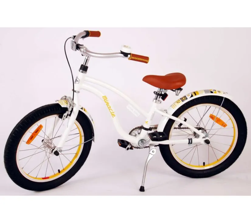 dječji bicikl volare miracle 18" bijeli - slika 15