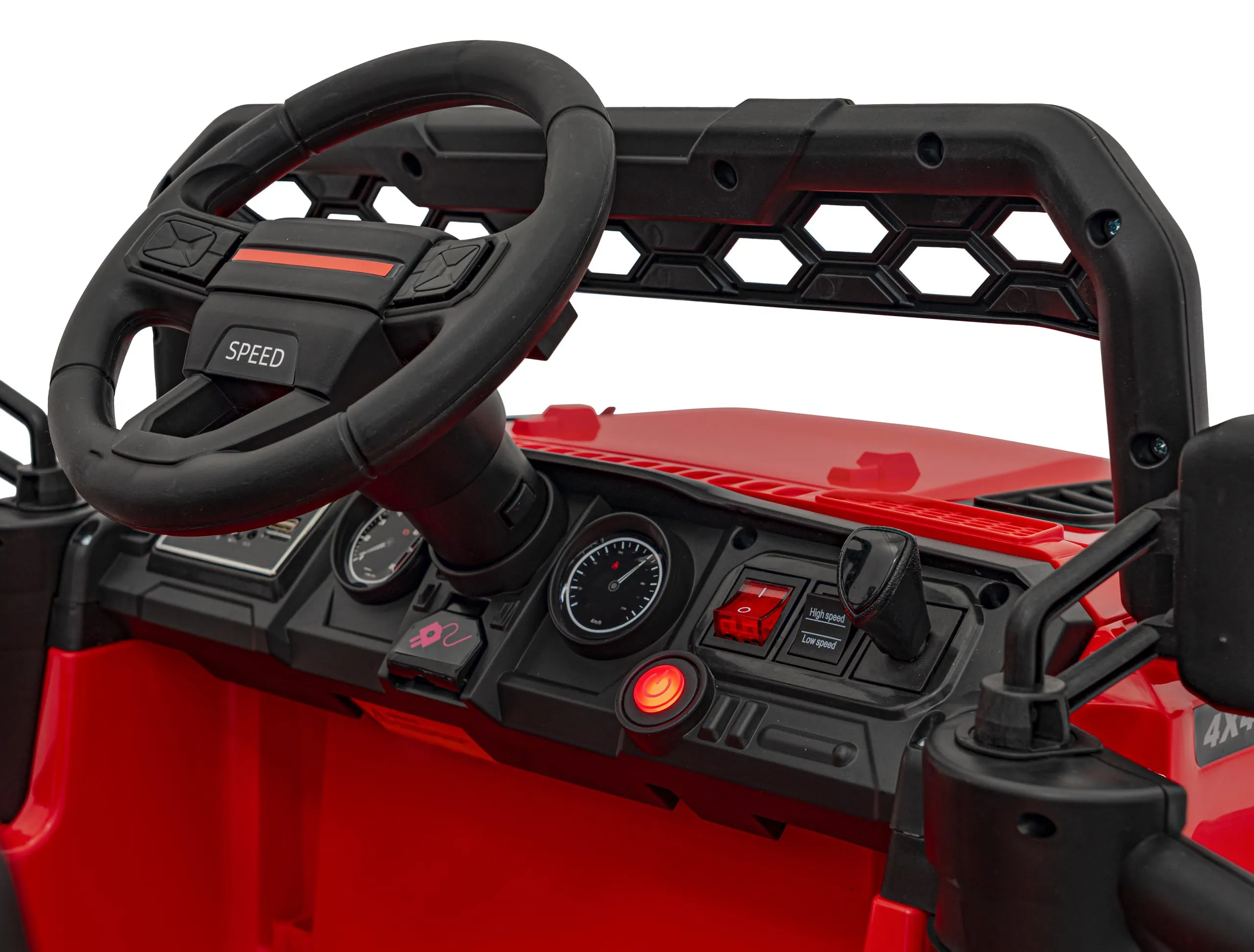 off-road, auto na akumulator, crveni - slika 9