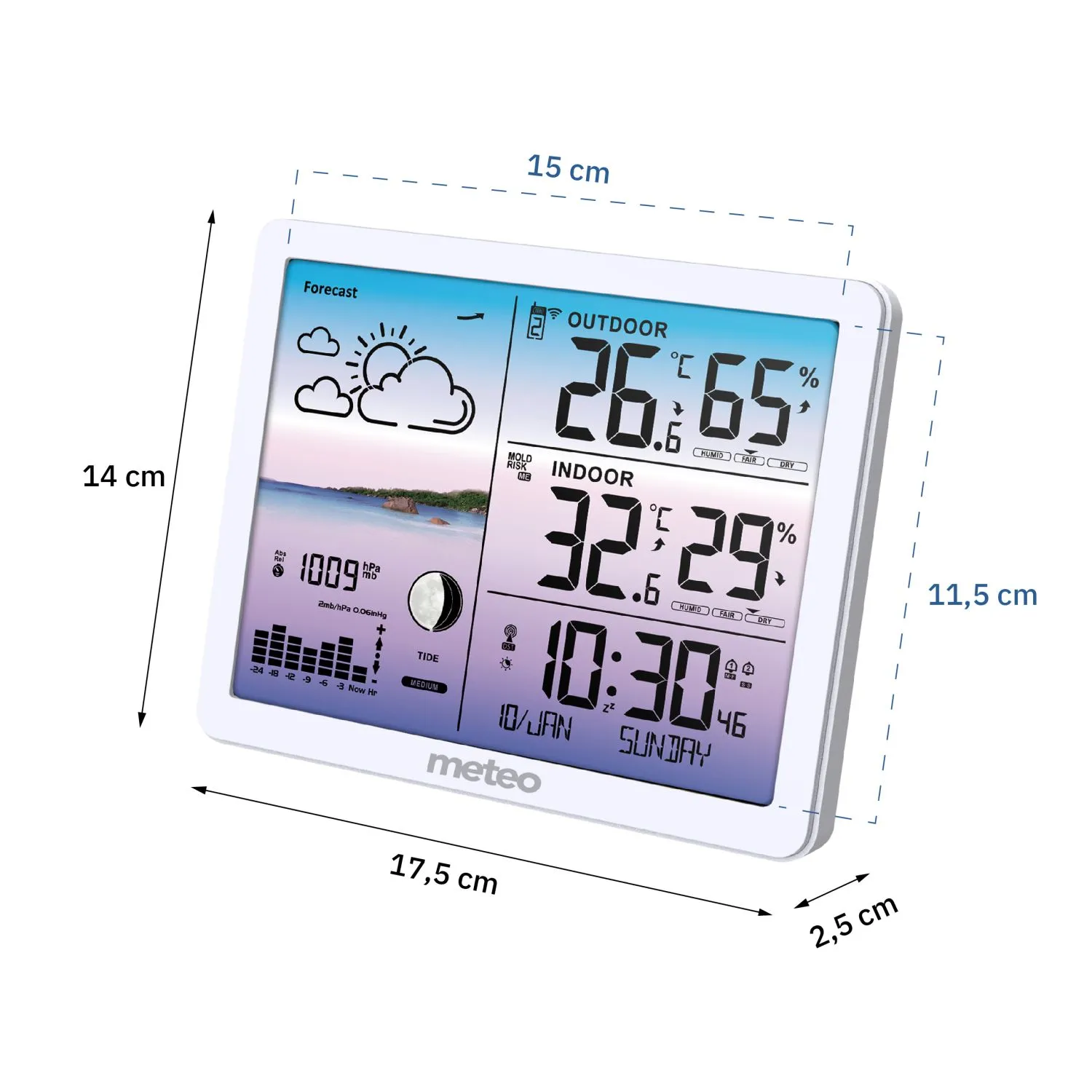 meteorološka stanica meteo sp107 bijela - slika 9