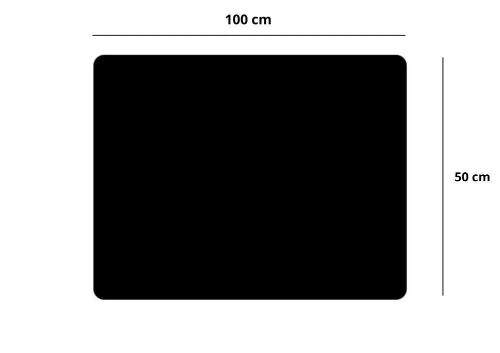 velika uredska podloga za miša i tipkovnicu 100 x 50 cm - slika 3