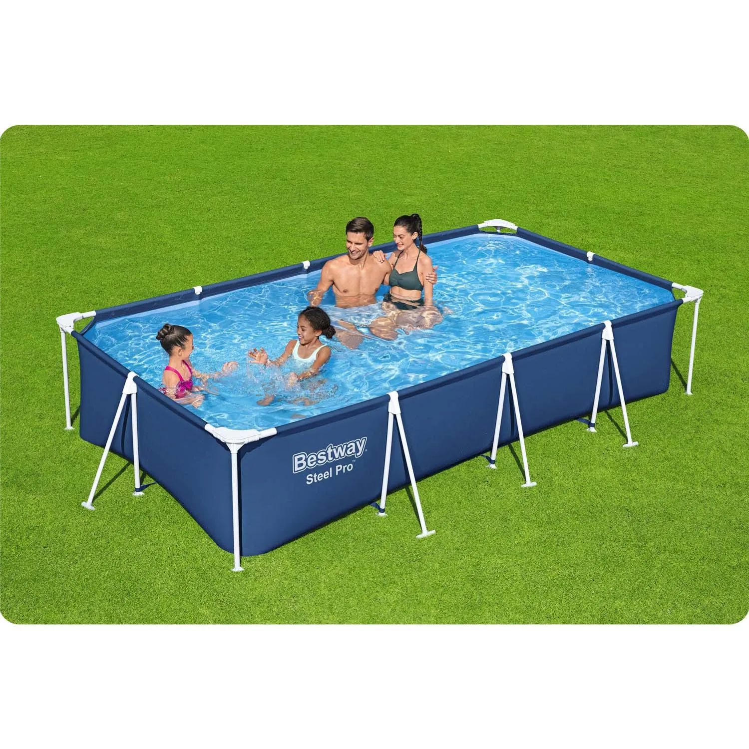 okvirni vrtni bazen 400 x 211 x 81 cm 15u1 bestway - slika 9