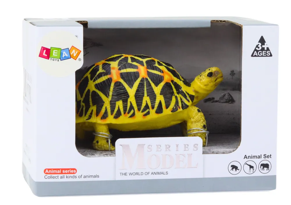 kolekcionarska figurica kornjača reptil žuto crna - slika 4