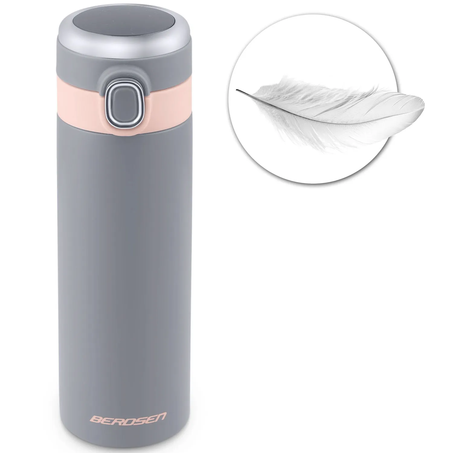 vakuumska termosica 450 ml bd-786 siva - slika 8