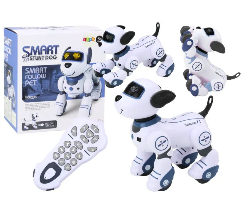 Interaktivni robotski pas na daljinsko upravljanje plavi - Pribislavec