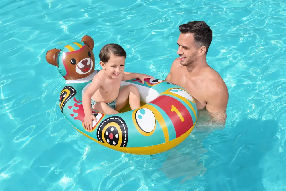 bestway 34170 dječji čamac na napuhavanje 109x69cm medo - slika 6