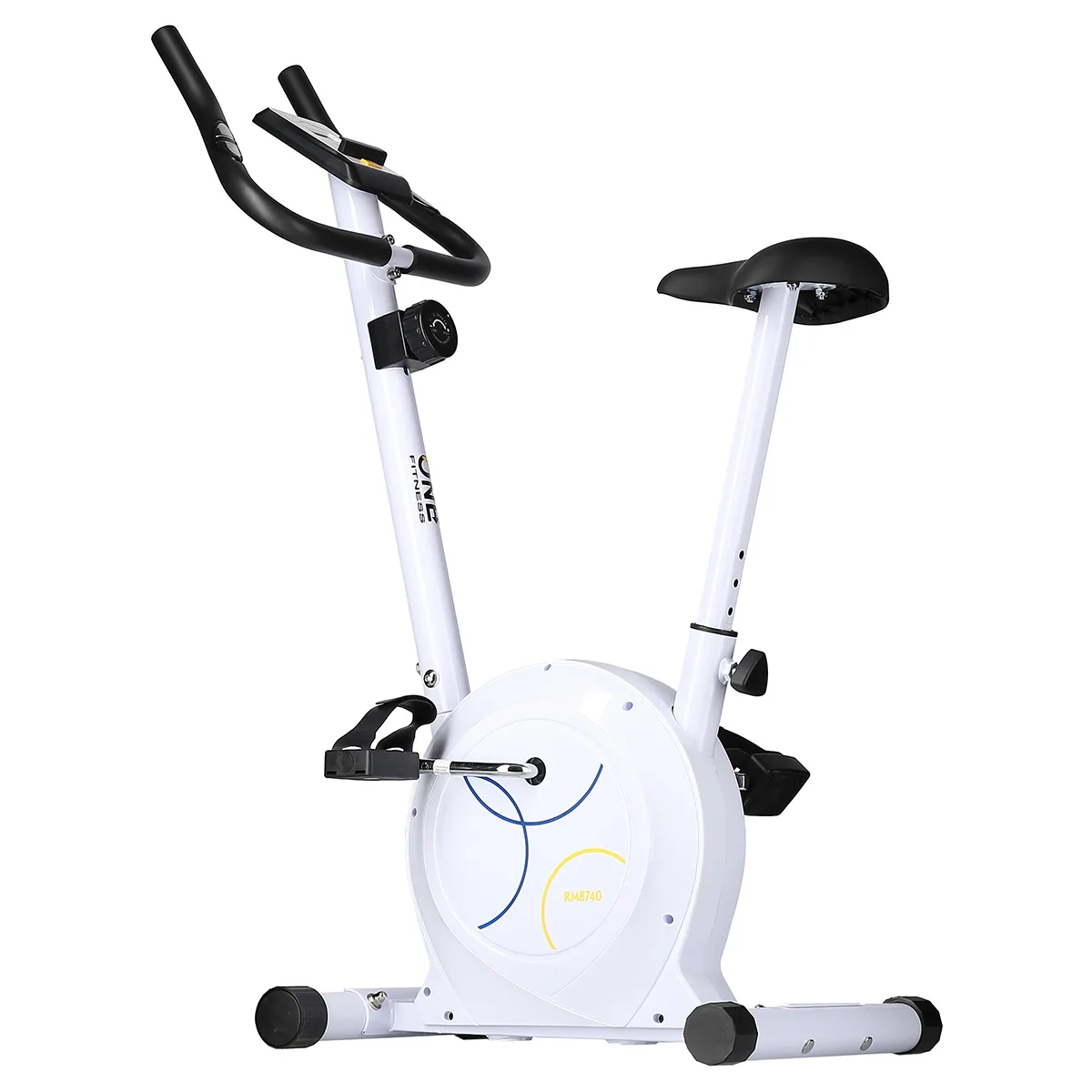 bijeli magnetski bicikl one fitness - slika 5