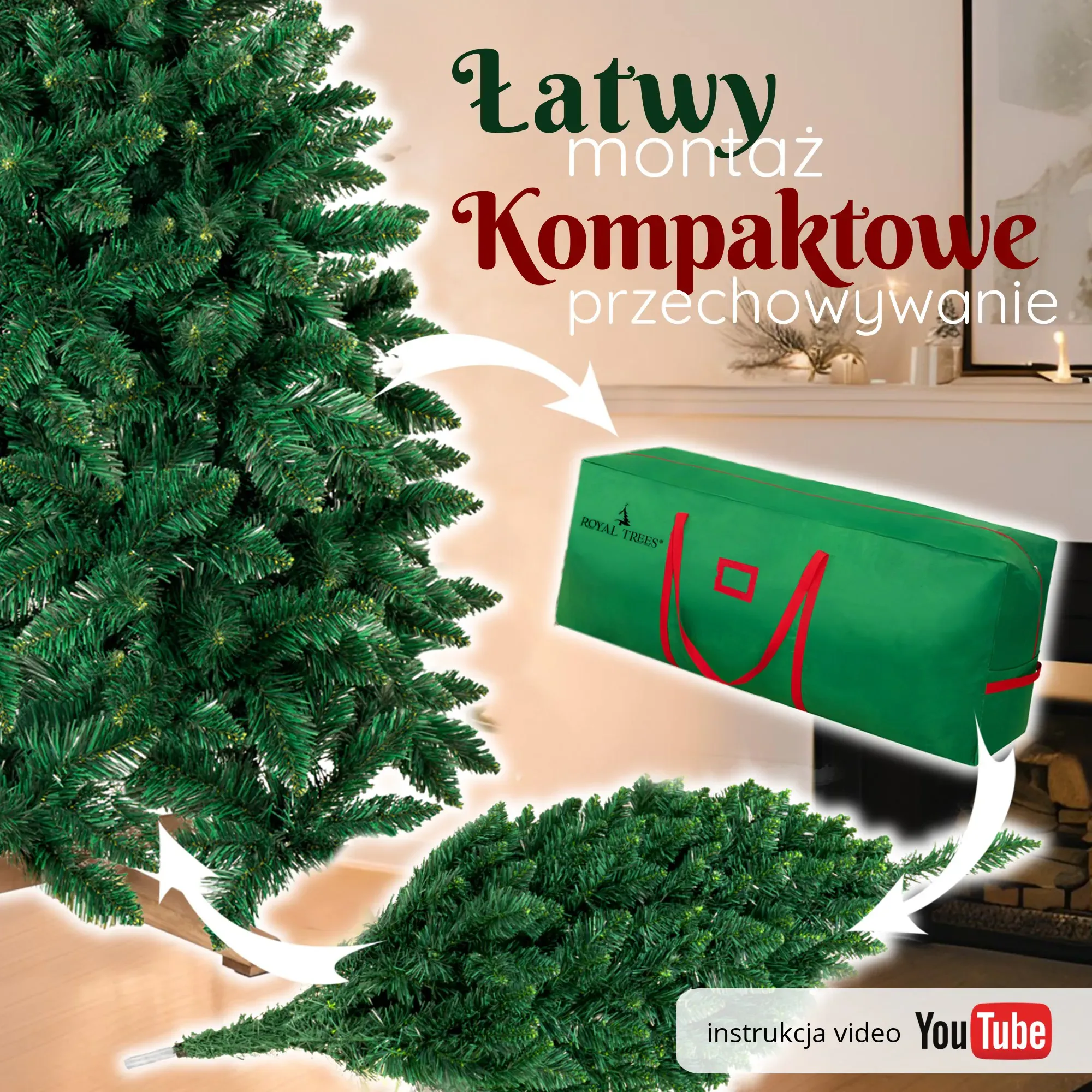royal trees umjetna božićna jelka šumski bor premium 180 cm - slika 1