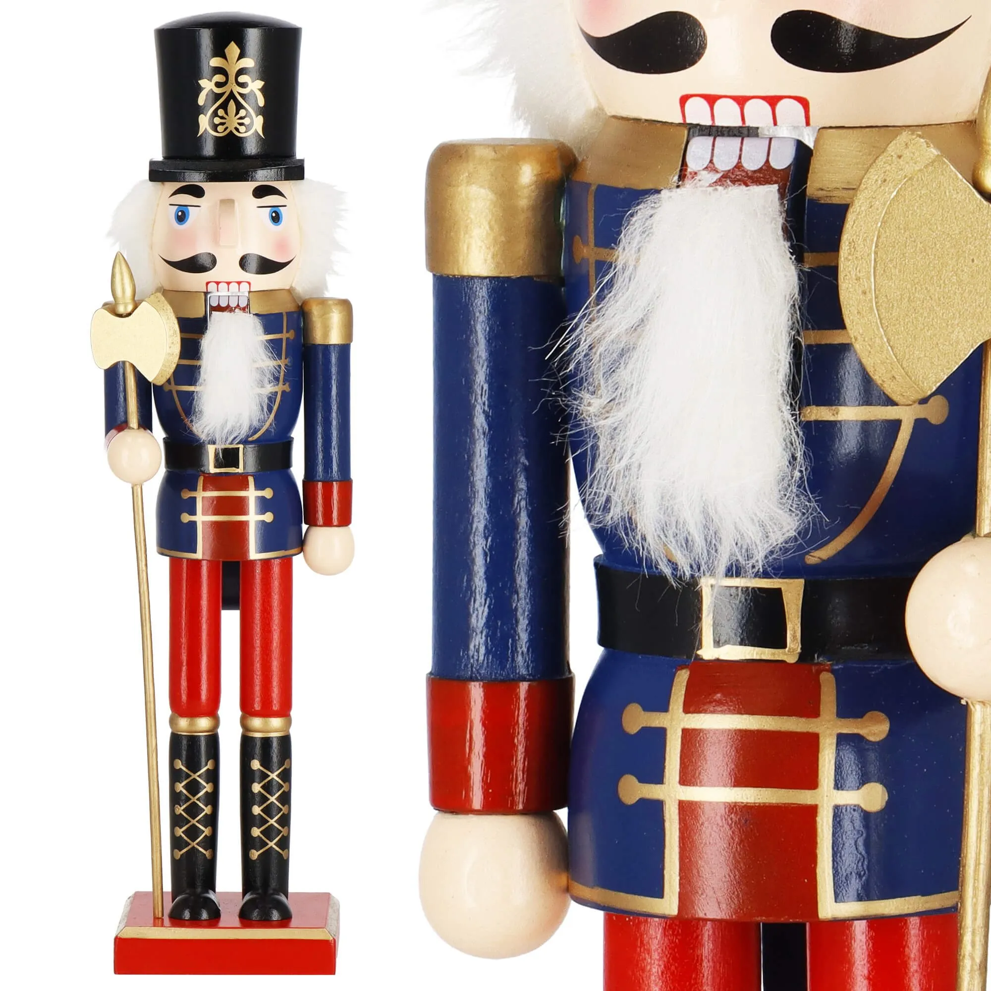 božićna dekoracija - figurica orašar, 38 cm - slika 6