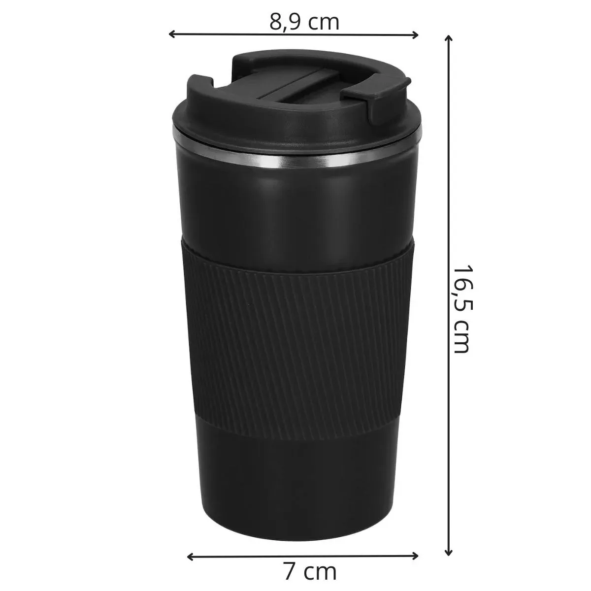 termos 500 ml crna - slika 2