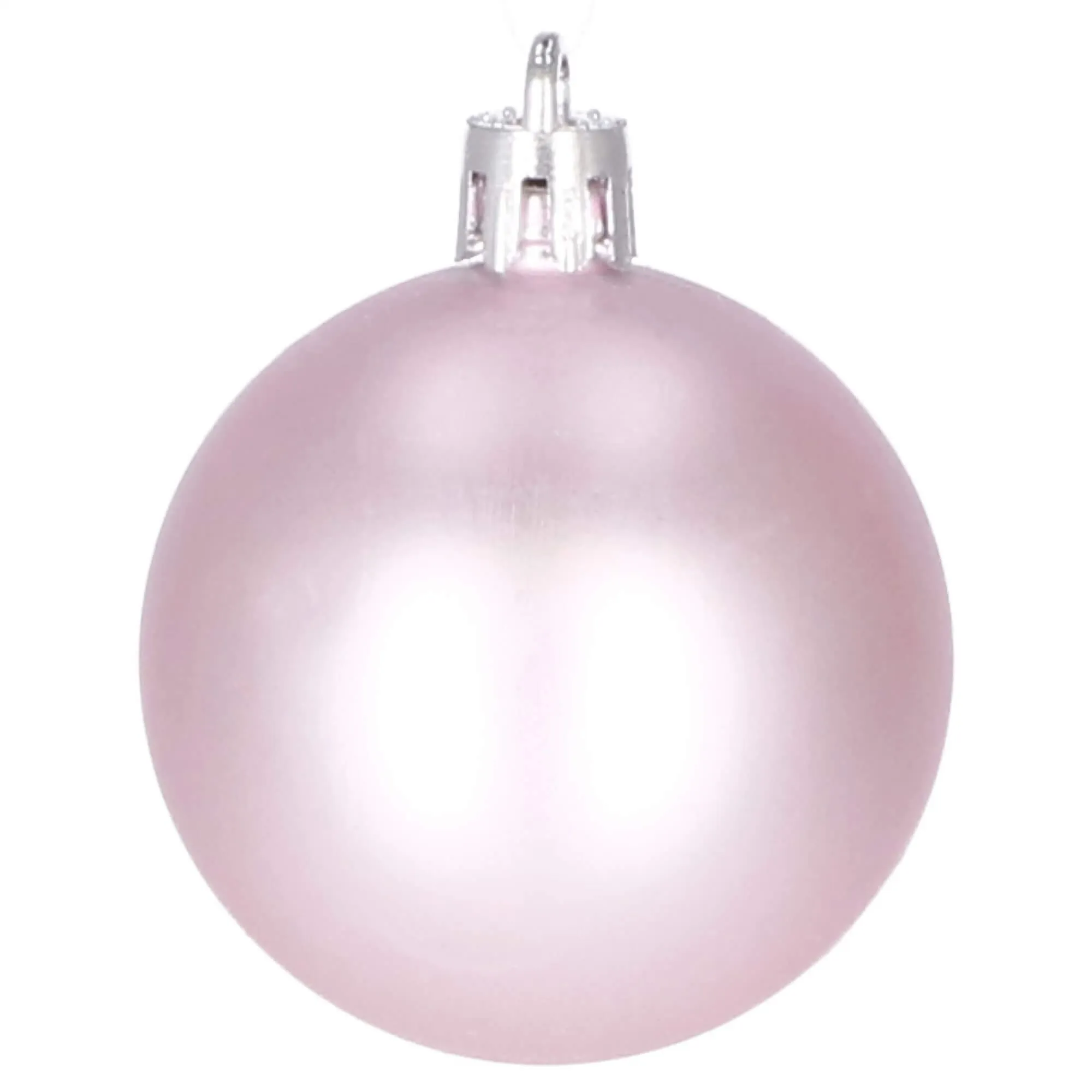 božićne kuglice 4 / 5 / 6 cm – set 30 komada nijanse roze - slika 8