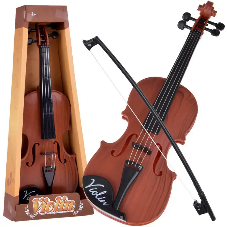 plastična violina s gudalom, igračka za djecu, 42 cm - slika 2
